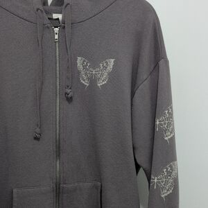 Butterfly Zip Up Sz L
